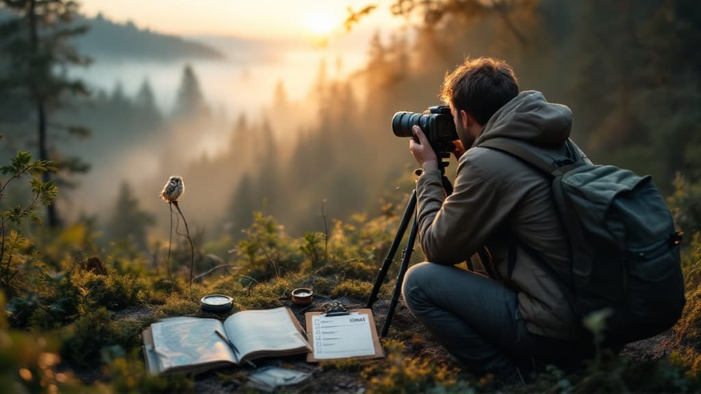Wildlight Navigator in action — planning a wildlife photography route